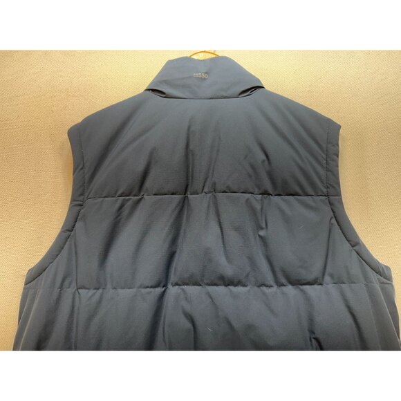 Eddie Bauer Mens Puffer Vest Size L Navy Blue Insulated Full Zip Pockets Quilted - Picture 10 of 10